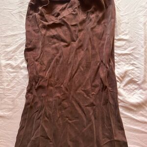 Princess Polly Brown Maxi Pencil Skirt for Work